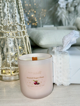 Load image into Gallery viewer, Frosted Sugar Plum Soy Candle
