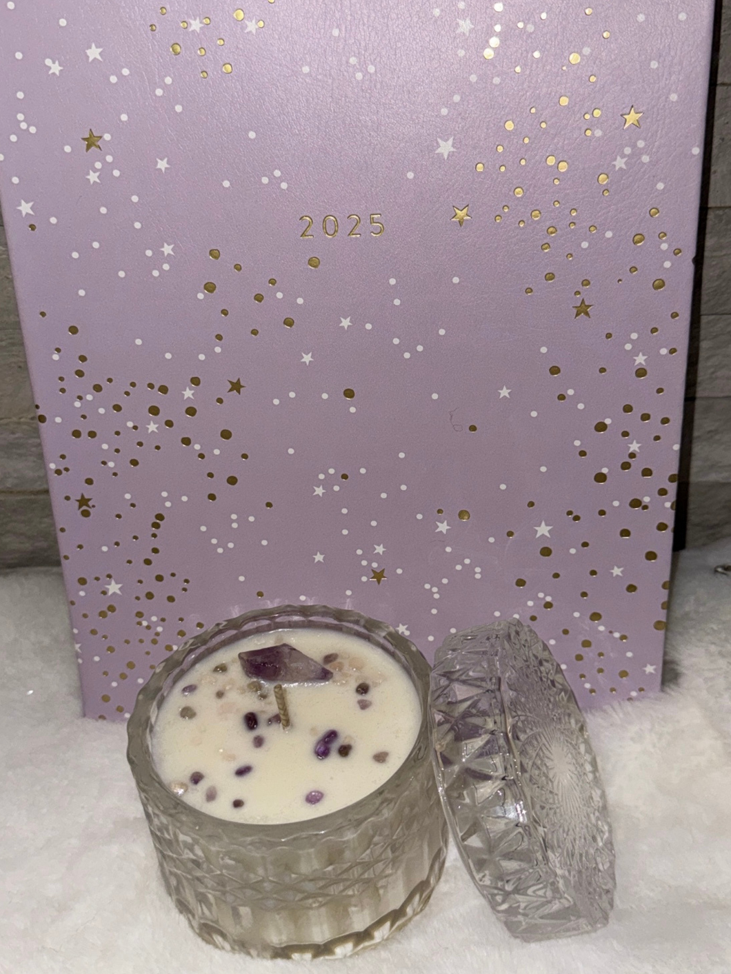 Birthday Cake Crystal Soy Candle