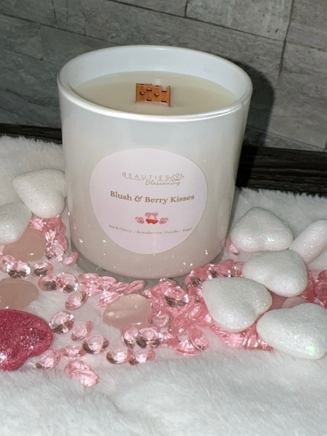 Blush & Berry Kisses Soy Candle